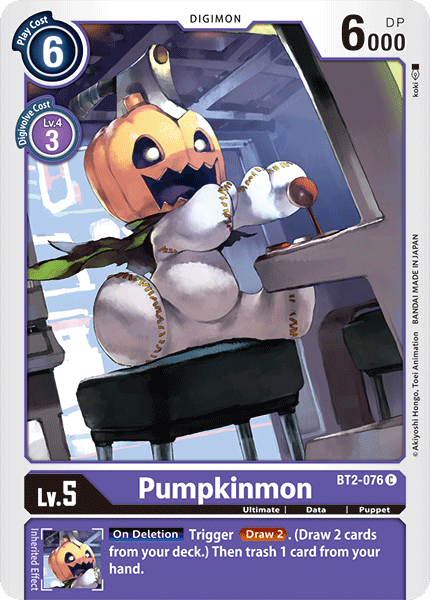 Pumpkinmon - Release Special Booster - Common - BT2-076 C