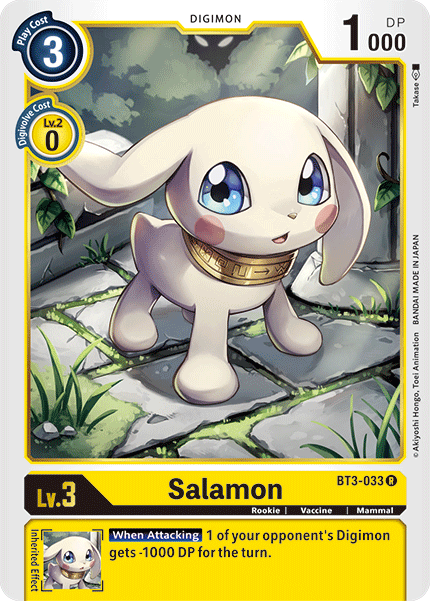 Salamon - BT3-033 - Release Special Booster - Rare - BT3-033 R