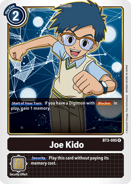 Joe Kido - BT3-095 - Release Special Booster - Rare - BT3-095 R
