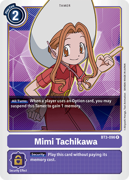 Mimi Tachikawa - BT3-096 - Release Special Booster - Rare - BT3-096 R