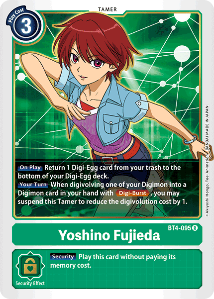 Yoshino Fujieda - Great Legend - Rare - BT4-095 R