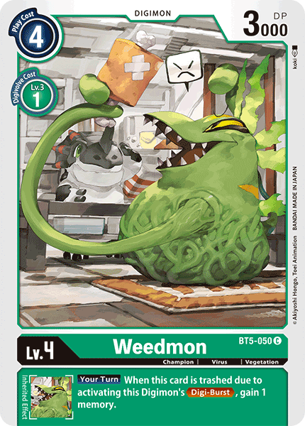 Weedmon - Battle of Omni - Common - BT5-050 C