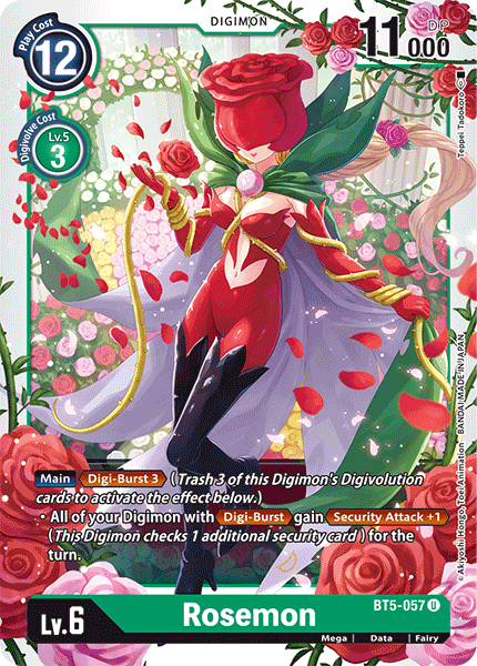 Rosemon - Battle of Omni - Uncommon - BT5-057 U