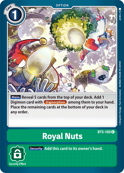 Royal Nuts - Battle of Omni - Common - BT5-100 C