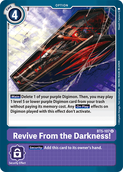 Revive From the Darkness! - Battle of Omni - Uncommon - BT5-107 U
