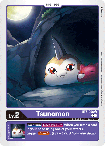 Tsunomon - Double Diamond - Uncommon - BT6-006 U