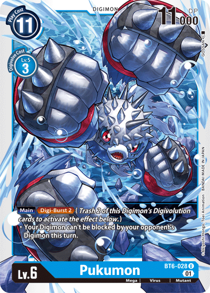 Pukumon - Double Diamond - Uncommon - BT6-028 U