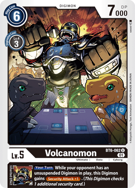 Volcanomon - Double Diamond - Uncommon - BT6-062 U