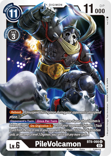 PileVolcamon - Double Diamond - Uncommon - BT6-066 U