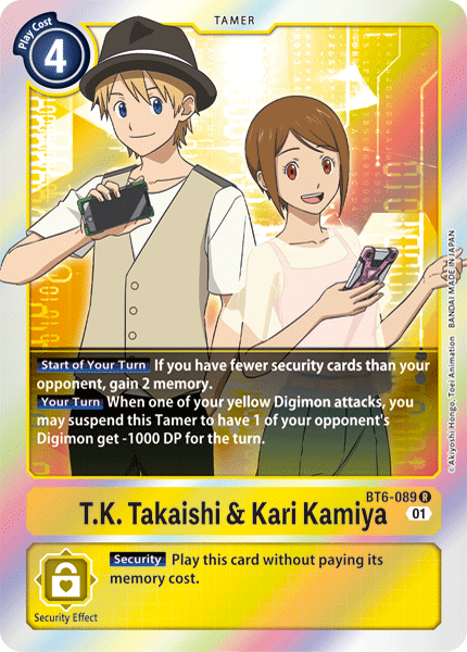 T.K. Takaishi & Kari Kamiya - Double Diamond - Rare - BT6-089 R