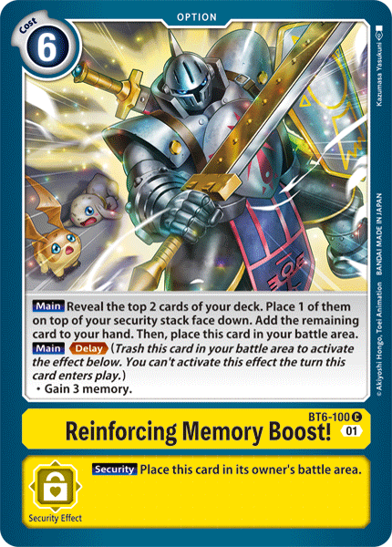Reinforcing Memory Boost! - Double Diamond - Common - BT6-100 C