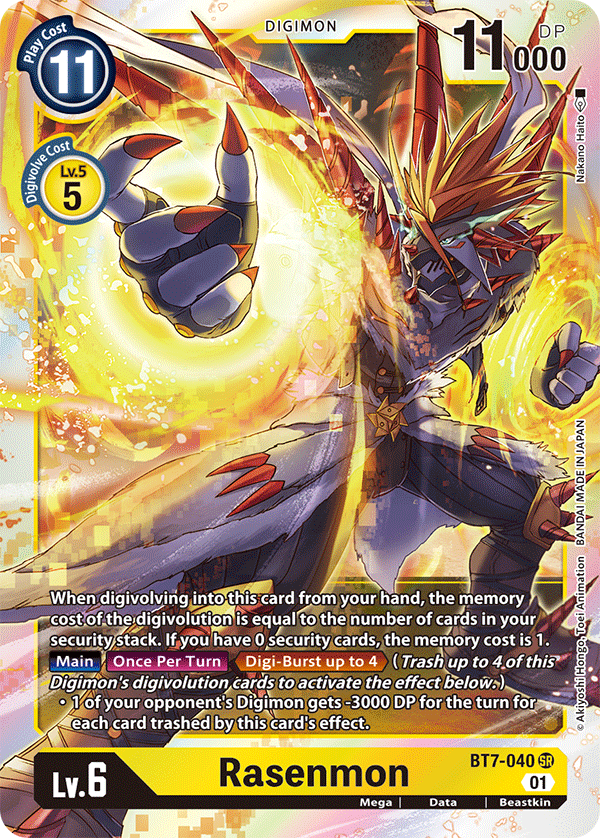 Rasenmon - Next Adventure - Super Rare - BT7-040 SR