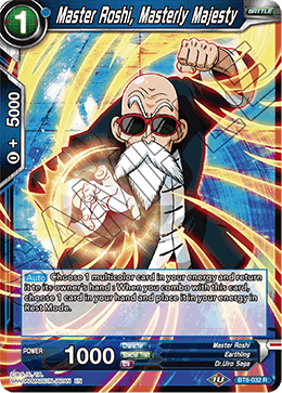 Master Roshi, Masterly Majesty - Malicious Machinations - Rare - BT8-032