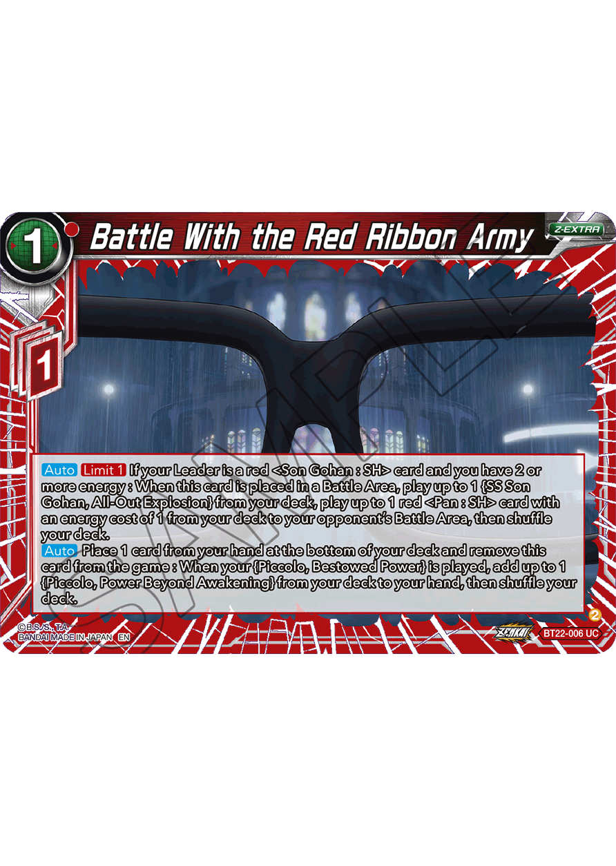 Battle With the Red Ribbon Army - Critical Blow - Uncommon - BT22-006