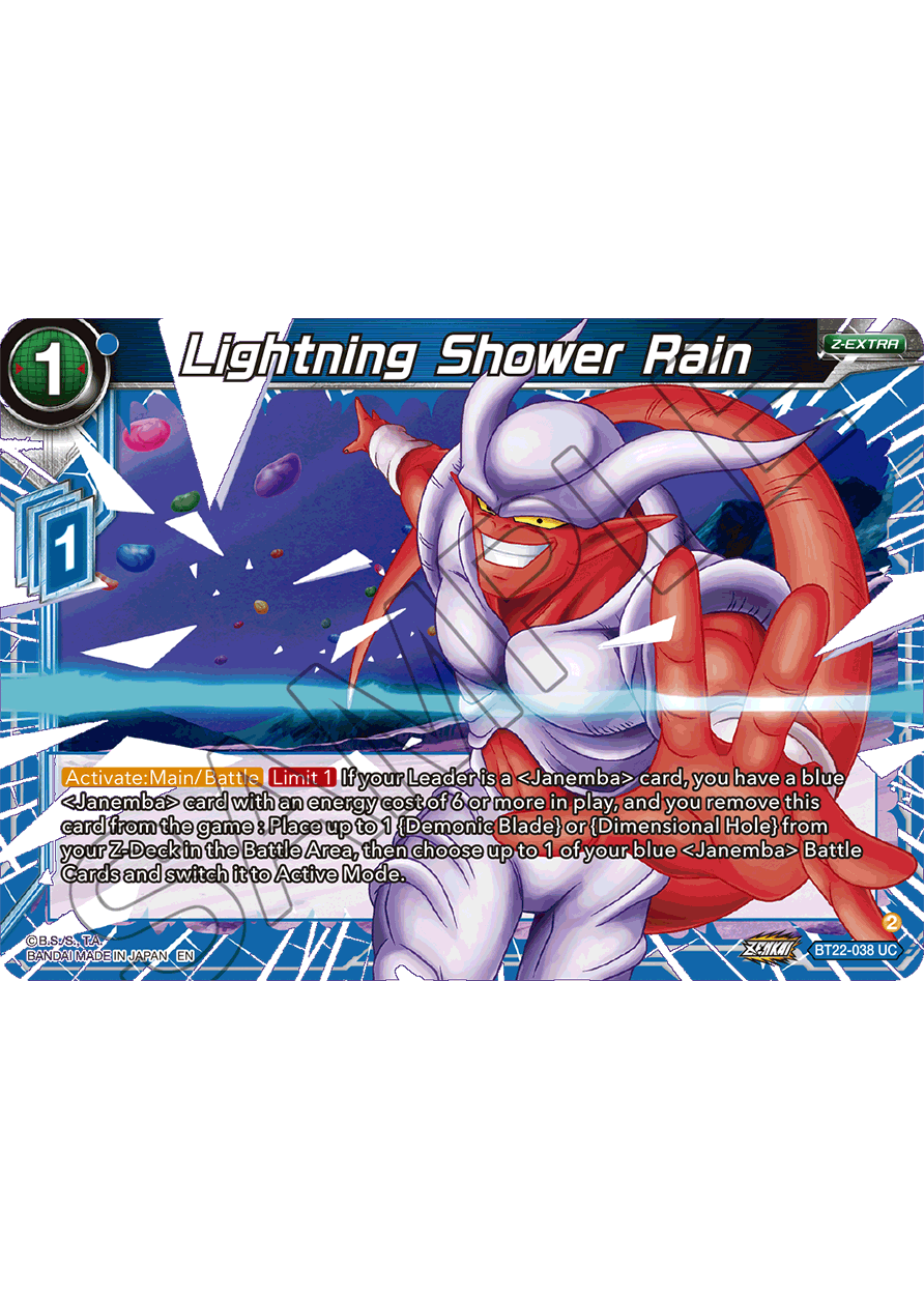 Lightning Shower Rain - Critical Blow - Uncommon - BT22-038