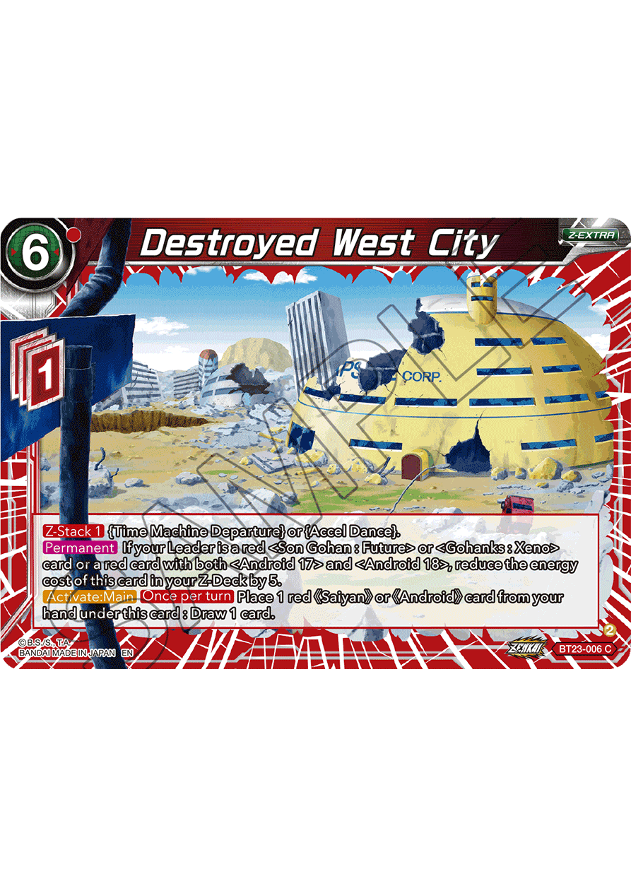 Destroyed West City - Perfect Combination - Common - BT23-006