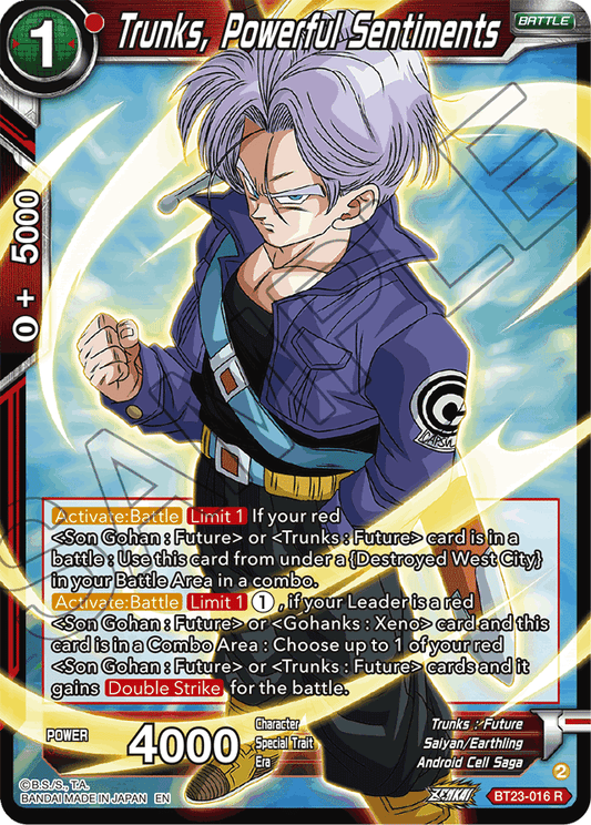 Trunks, Powerful Sentiments - Perfect Combination - Rare - BT23-016