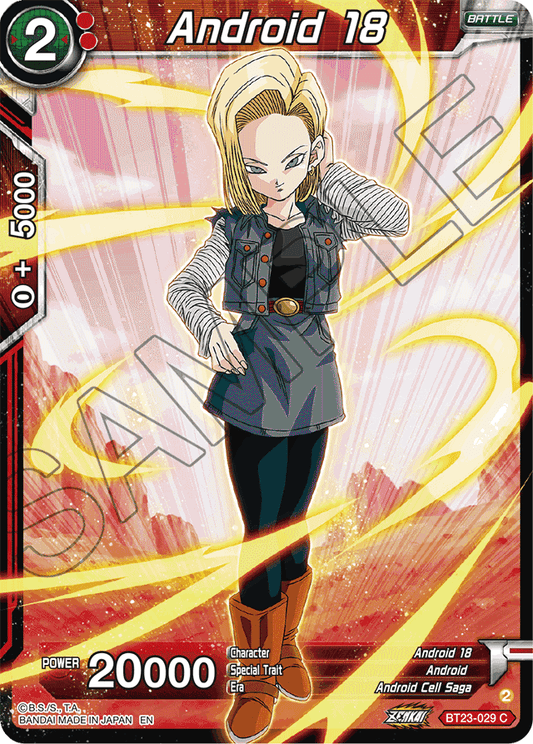 Android 18 - Perfect Combination - Common - BT23-029