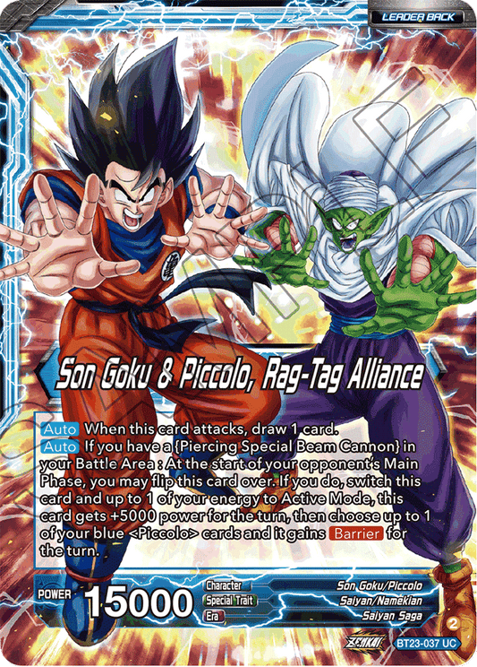 Son Goku // Son Goku & Piccolo, Rag-Tag Alliance - Perfect Combination - Uncommon - BT23-037