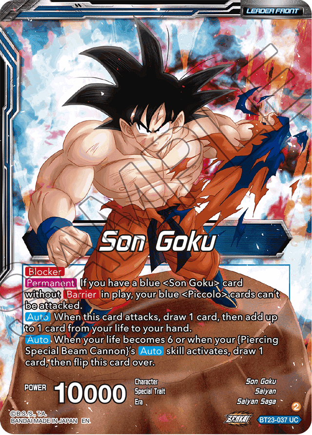 Son Goku // Son Goku & Piccolo, Rag-Tag Alliance - Perfect Combination - Uncommon - BT23-037