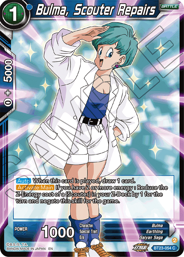 Bulma, Scouter Repairs - Perfect Combination - Common - BT23-054