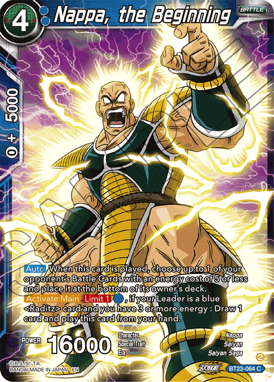 Nappa, the Beginning - Perfect Combination - Common - BT23-064