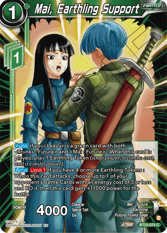 Mai, Earthling Support - Perfect Combination - Common - BT23-074