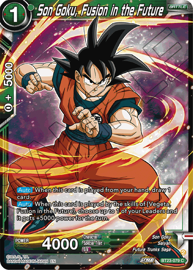 Son Goku, Fusion in the Future - Perfect Combination - Common - BT23-079