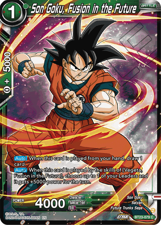 Son Goku, Fusion in the Future - Perfect Combination - Common - BT23-079