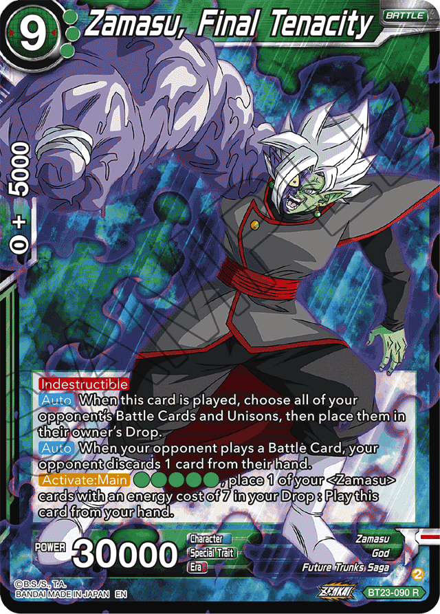 Zamasu, Final Tenacity - Perfect Combination - Rare - BT23-090