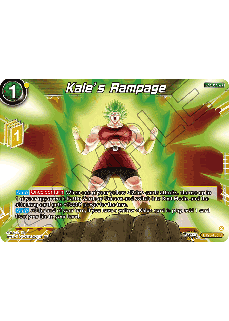 Kale's Rampage - Perfect Combination - Common - BT23-105