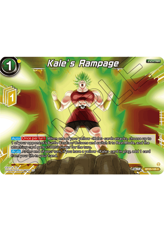 Kale's Rampage - Perfect Combination - Common - BT23-105