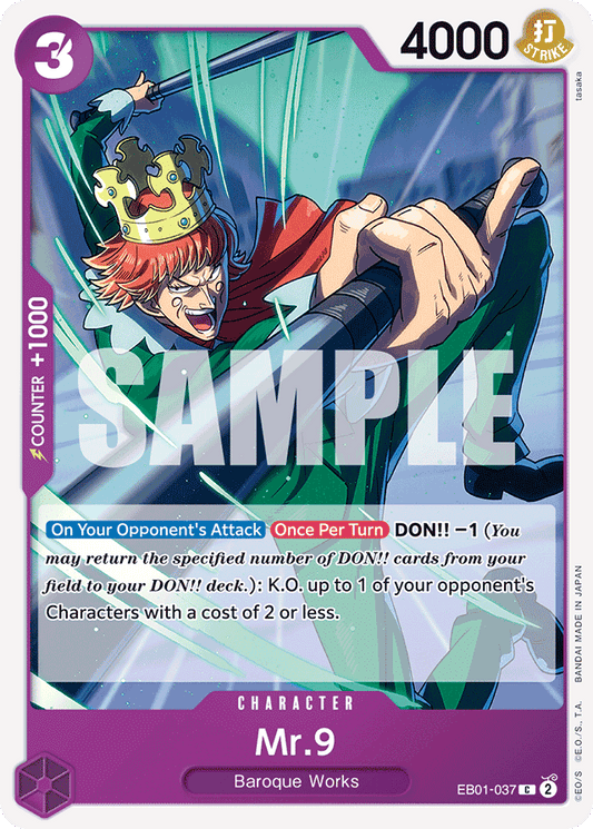 Mr. 9 - Extra Booster: Memorial Collection - C - EB01-037