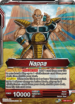 Nappa // Nappa & Saibaimen, the First Invaders - Battle Evolution Booster - Common - EB1-01