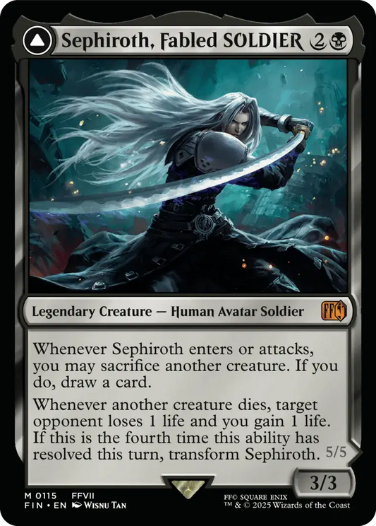 Sephiroth, Fabled SOLDIER - FINAL FANTASY - M - 115