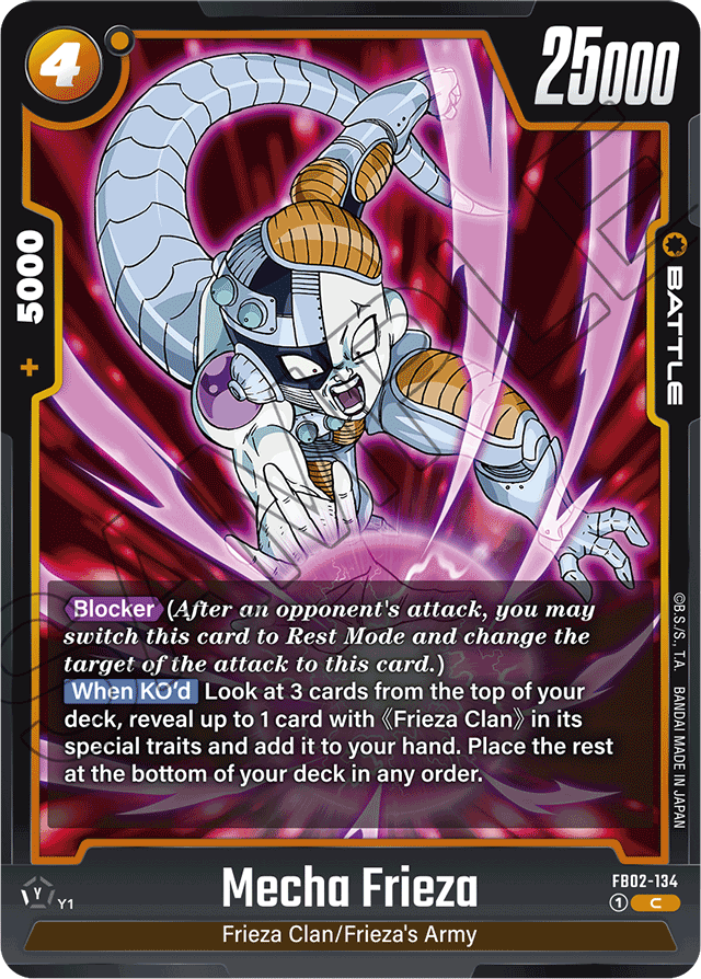 Mecha Frieza - Blazing Aura - Common - FB02-134