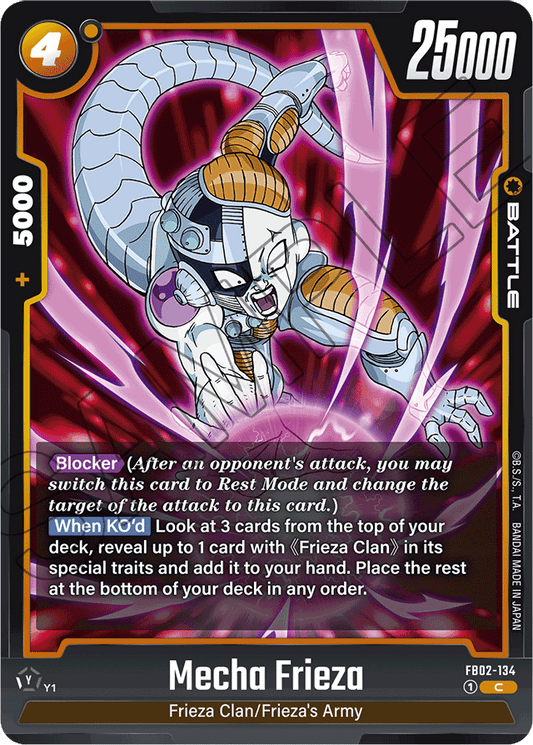 Mecha Frieza - Blazing Aura - Common - FB02-134