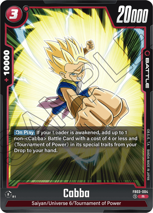 Cabba - Raging Roar - Rare - FB03-004