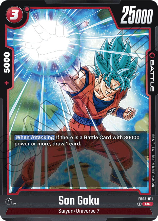 Son Goku - FB03-011 - Raging Roar - Uncommon - FB03-011