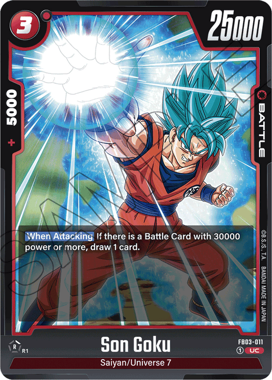 Son Goku - FB03-011 - Raging Roar - Uncommon - FB03-011