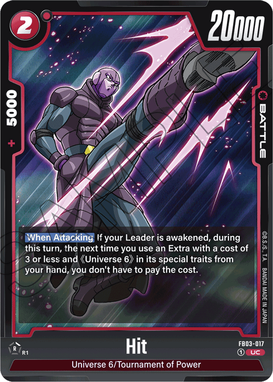 Hit - Raging Roar - Uncommon - FB03-017