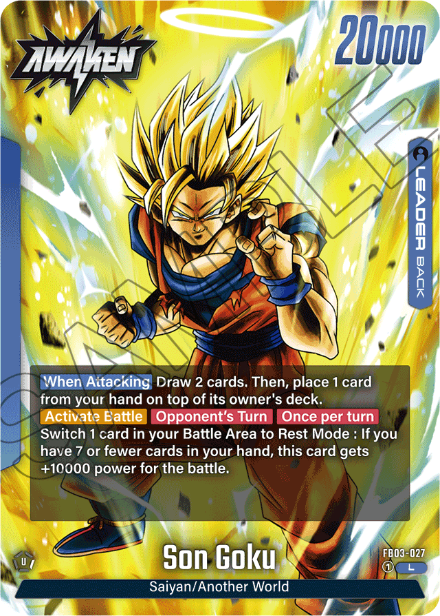 Son Goku - Raging Roar - Leader - FB03-027