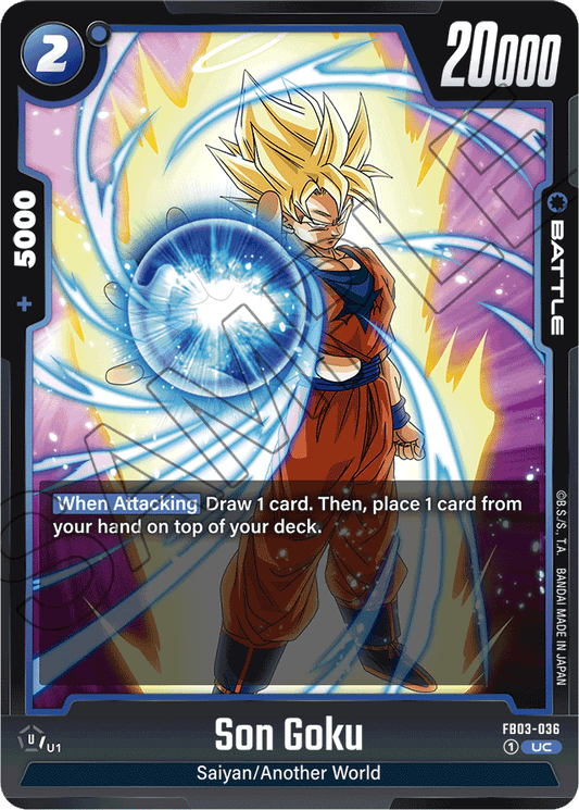 Son Goku - FB03-036 - Raging Roar - Uncommon - FB03-036