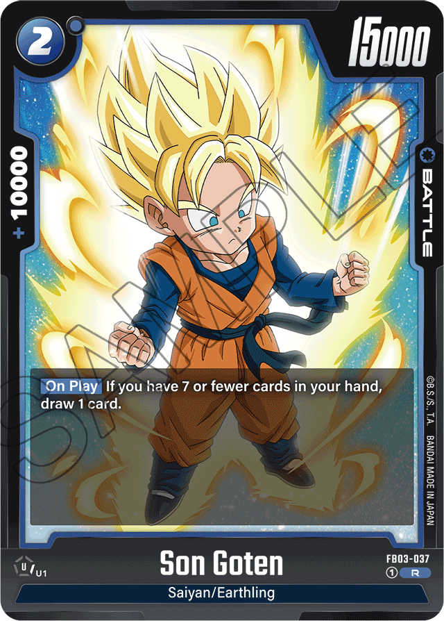 Son Goten - Raging Roar - Rare - FB03-037