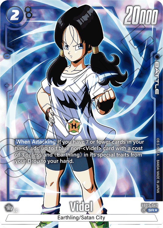 Videl - FB03-042 (Alternate Art) - Raging Roar - Super Rare - FB03-042