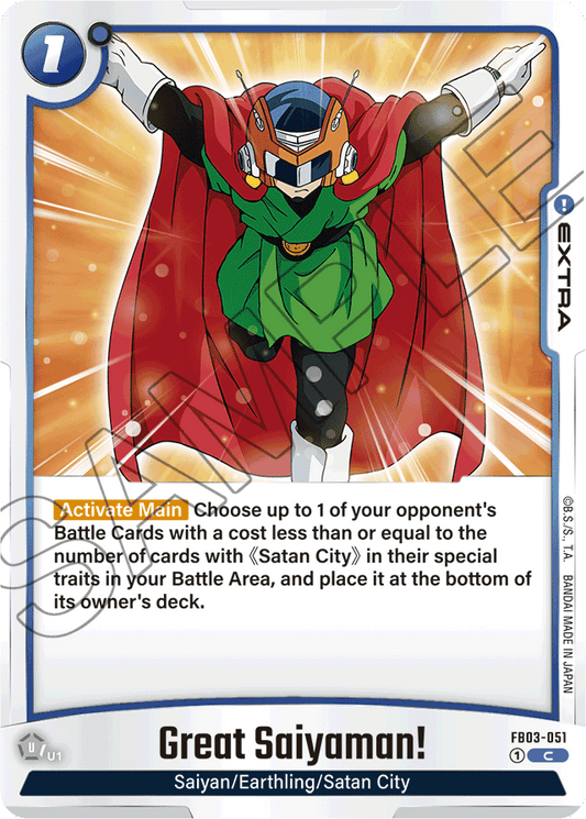 Great Saiyaman! - Raging Roar - Common - FB03-051