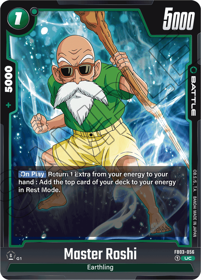 Master Roshi - Raging Roar - Uncommon - FB03-056