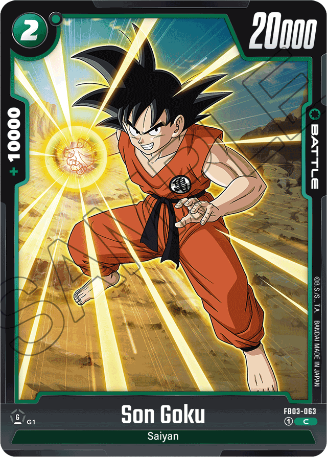 Son Goku - FB03-063 - Raging Roar - Common - FB03-063