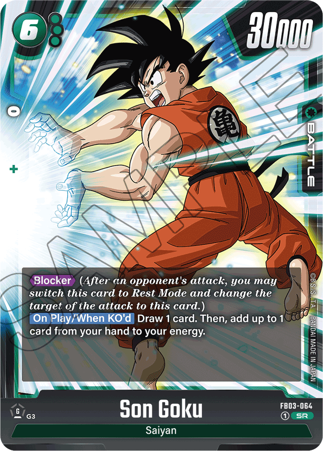 Son Goku - FB03-064 - Raging Roar - Super Rare - FB03-064