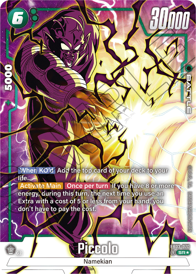 Piccolo - FB03-070 (Alternate Art) - Raging Roar - Super Rare - FB03-070